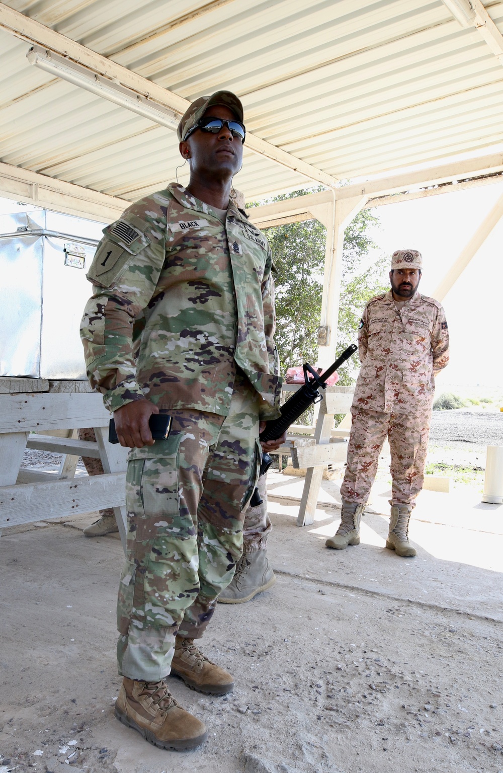 ASG-KU Commands Visits 15th Mubarak Armored Brigade, Kuwait Land Force, Range