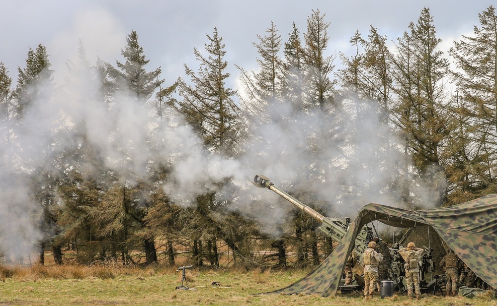 DVIDS - Images - Carnage Battery Conducts Howitzer live fire during ...