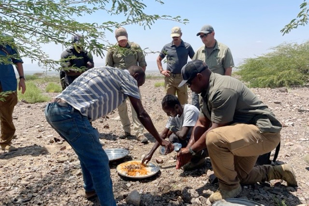 The 450th Civil Affairs Battalion East Africa recently visited Yoboki, Djibouti, to check on quality-of-life projects and build relationships with the local populace and the Djiboutian Armed Forces (FAD)