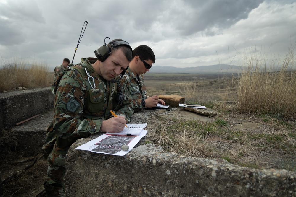 Jets and JTACS; US Army Special Forces, the Army of the Republic of North Macedonia come together to rehearse call for CAS