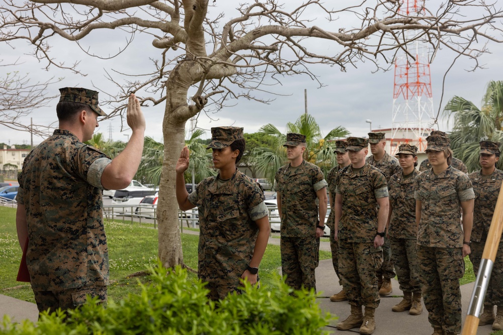 31st MEU  Marine Promotion