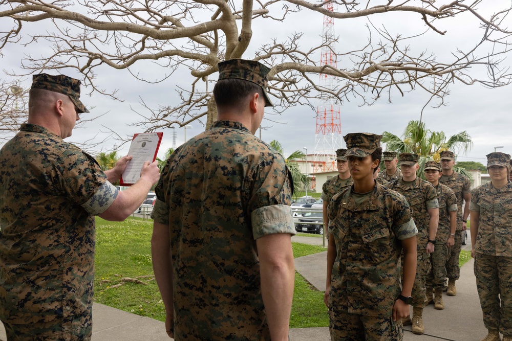 31st MEU Marine Promotion