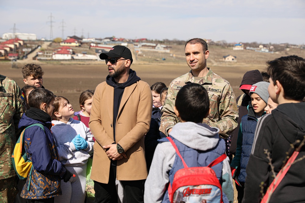 CIMIC and Smardan Mayor Conduct Multi-National Tree Planting Event