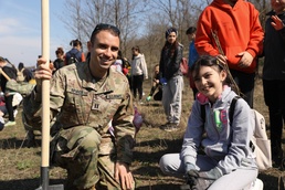 CIMIC and Smardan Mayor Conduct Multi-National Tree Planting Event