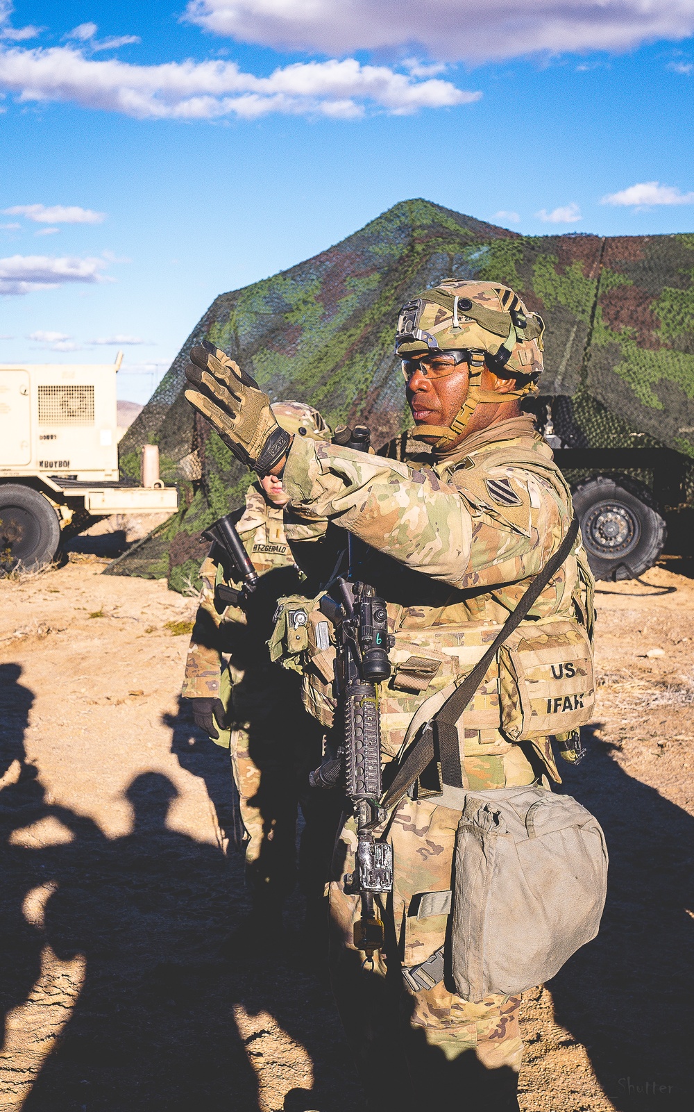 Division Sustainment Support Soldiers participate in National Training Center rotation