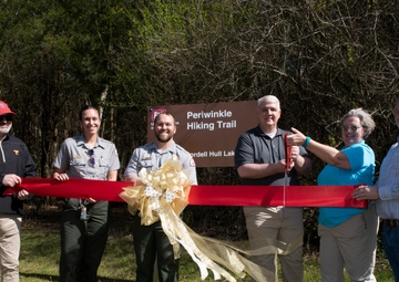 Communities spanning two counties dedicate Periwinkle Trail