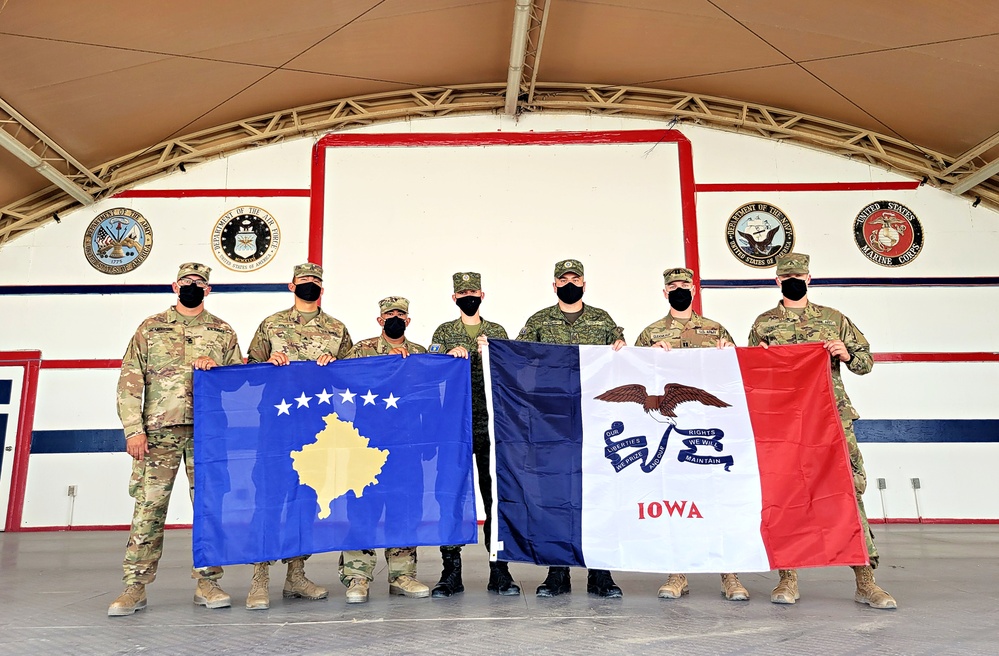 Iowa, Kosovo troops serve together in Kuwait