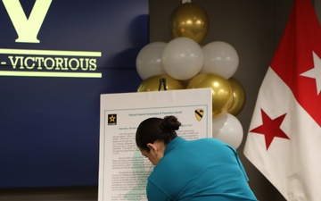 First Team Leaders Sign Sexual Assault and Prevention Month Proclamation