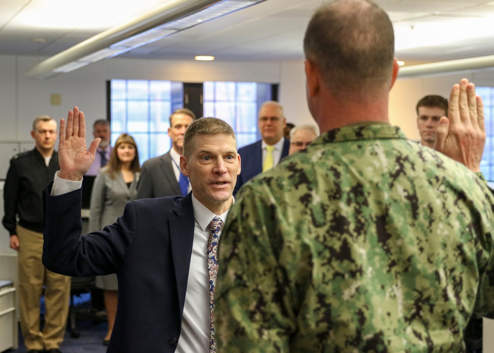 Mark Edelson Takes the Oath of Office as the Program Executive Office, Industrial Infrastructure