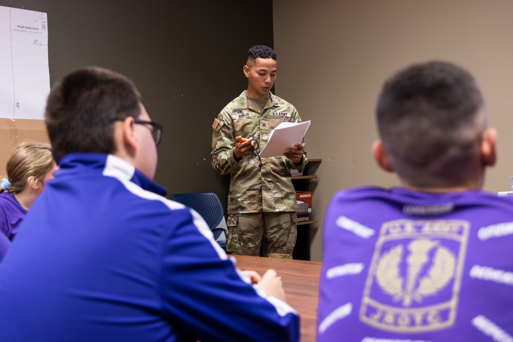 1st Cavalry Division supports JROTC