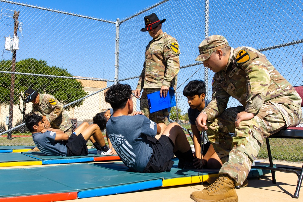 1st Cavalry Division supports JROTC