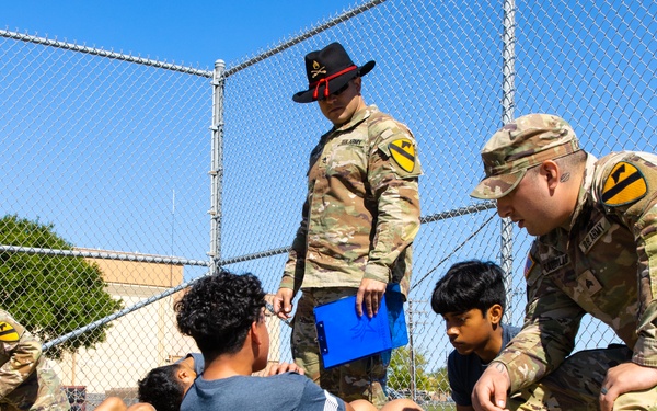 1st Cavalry Division supports JROTC