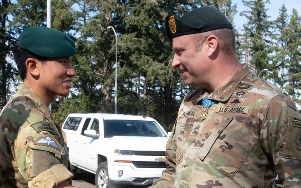Prince Abdul Mateen of Brunei visits 1st Special Forces Group (Airborne)