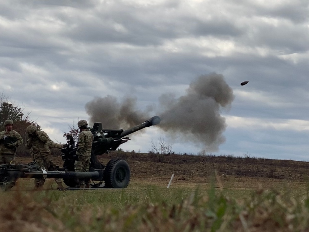 Artillery live fire