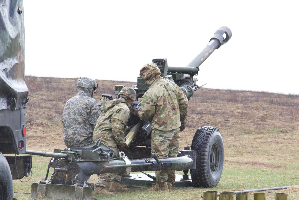 Artillery live fire