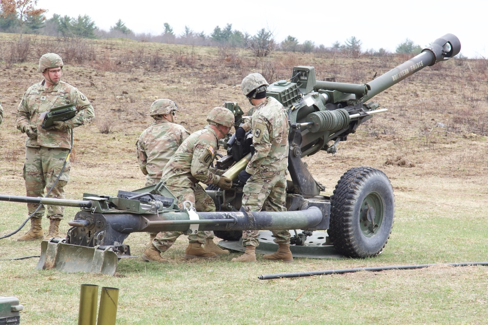 Artillery live fire