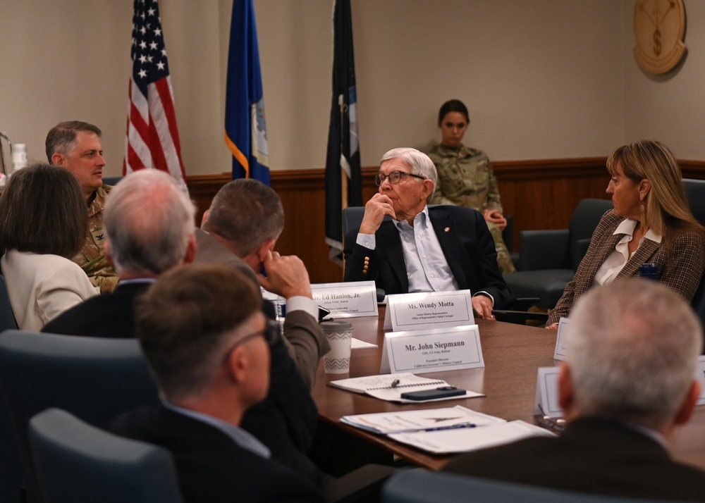 Governor's Military Council Visits Vandenberg