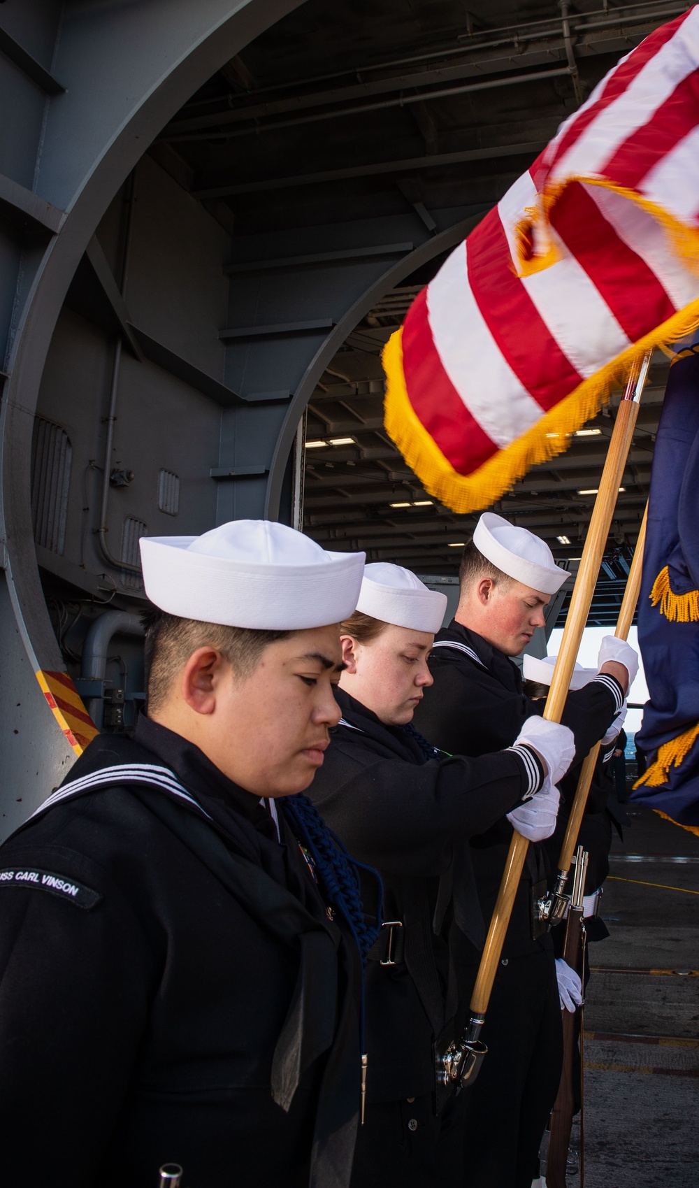 USS Carl Vinson (CVN70) Conducts a Burial-at-Sea