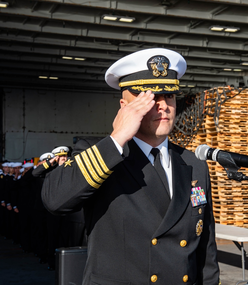 USS Carl Vinson (CVN70) Conducts a Burial-at-Sea