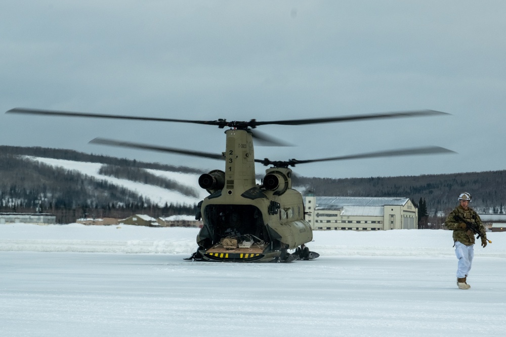 Spartans Conduct Air Movement During JPMRC-AK 23-02
