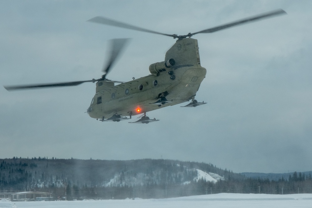 Spartans Conduct Air Movement During JPMRC-AK 23-02