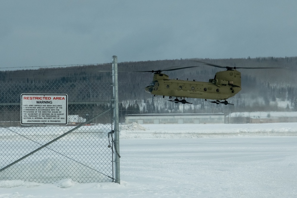 Spartans Conduct Air Movement During JPMRC-AK 23-02