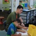 Marines volunteer at Leanyer Primary School