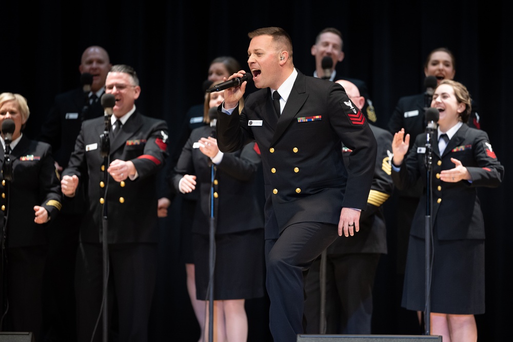 U.S. Navy Band Sea Chanters perform in Sun City