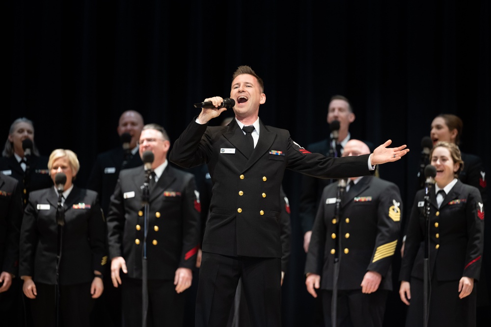 U.S. Navy Band Sea Chanters perform in Sun City