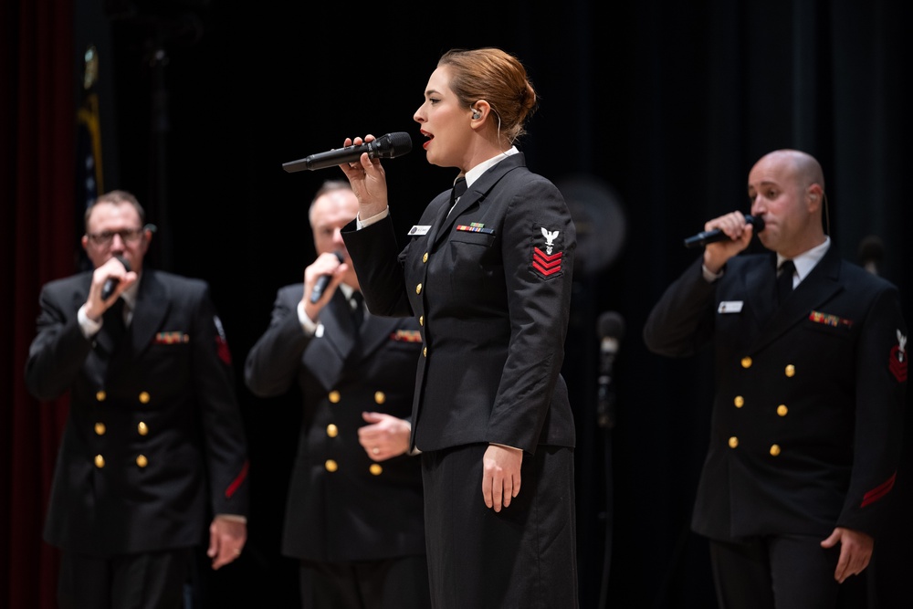 U.S. Navy Band Sea Chanters perform in Sun City