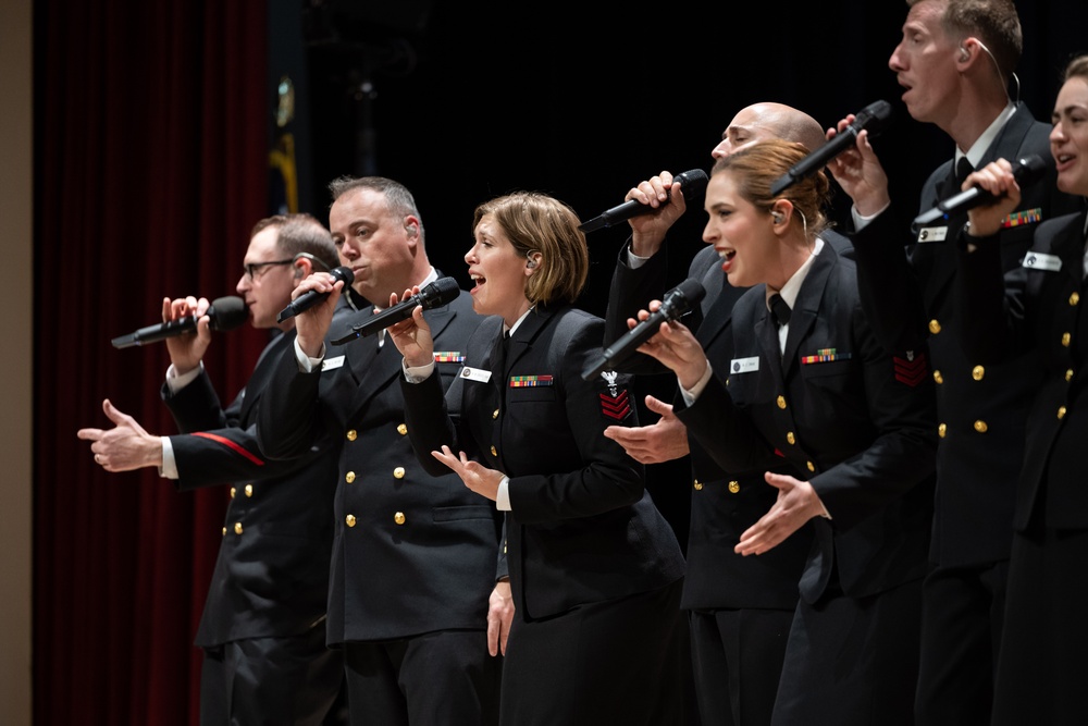 U.S. Navy Band Sea Chanters perform in Sun City