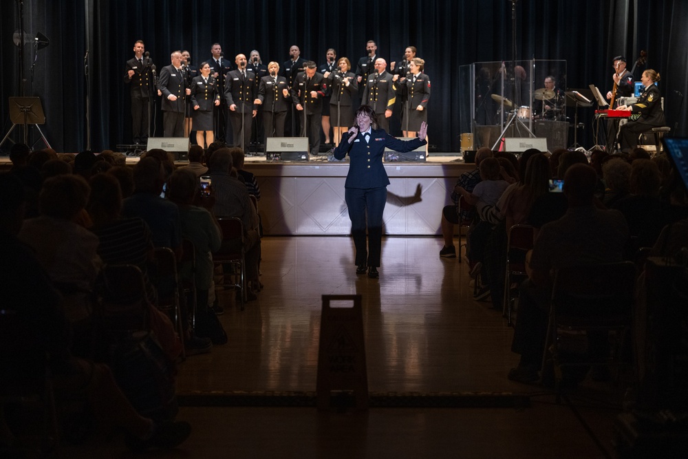 U.S. Navy Band Sea Chanters perform in Sun City