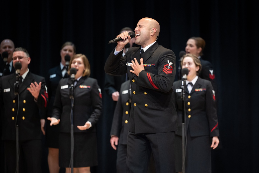 U.S. Navy Band Sea Chanters perform in Sun City