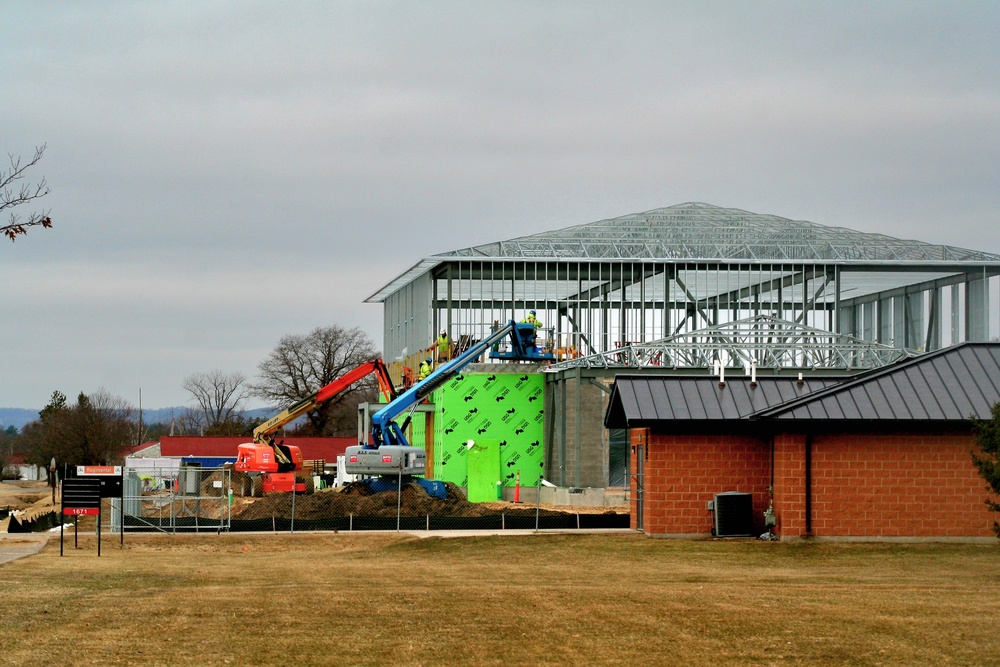 March 2023 construction operations of $11.96 million transient training brigade headquarters at Fort McCoy