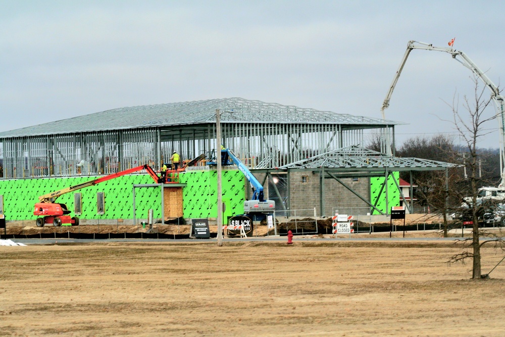 March 2023 construction operations of $11.96 million transient training brigade headquarters at Fort McCoy