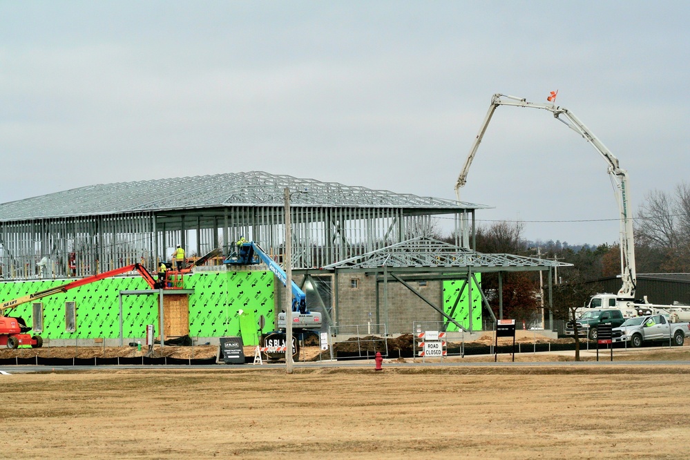 March 2023 construction operations of $11.96 million transient training brigade headquarters at Fort McCoy