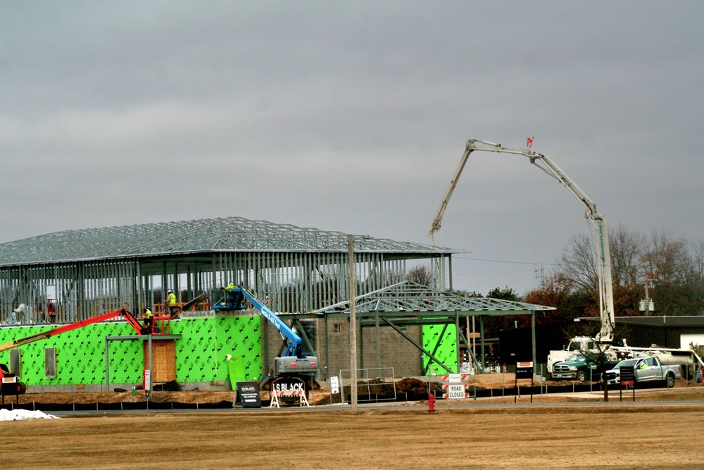 March 2023 construction operations of $11.96 million transient training brigade headquarters at Fort McCoy