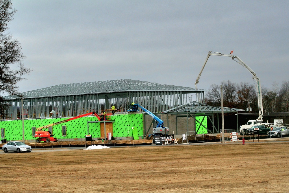 March 2023 construction operations of $11.96 million transient training brigade headquarters at Fort McCoy