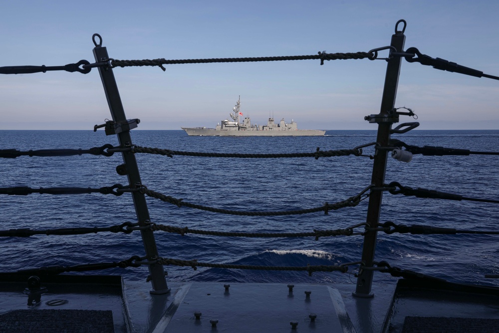 USS Milius (DDG 69) Conducts Routine Operations with Japan Maritime Self-Defense Force