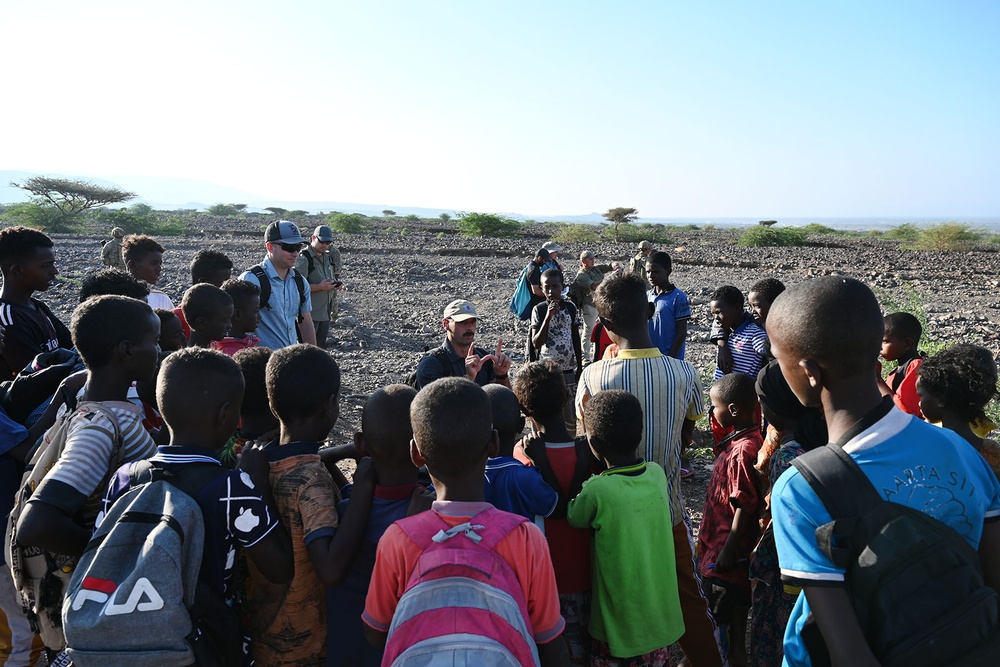 The 450th Civil Affairs Battalion East Africa recently visited Yoboki, Djibouti, to check on quality-of-life projects and build relationships with the local populace and the Djiboutian Armed Forces (FAD)