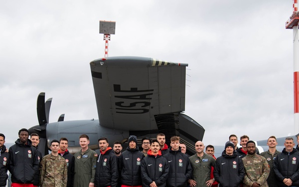 1 FCK visits Ramstein Air Base