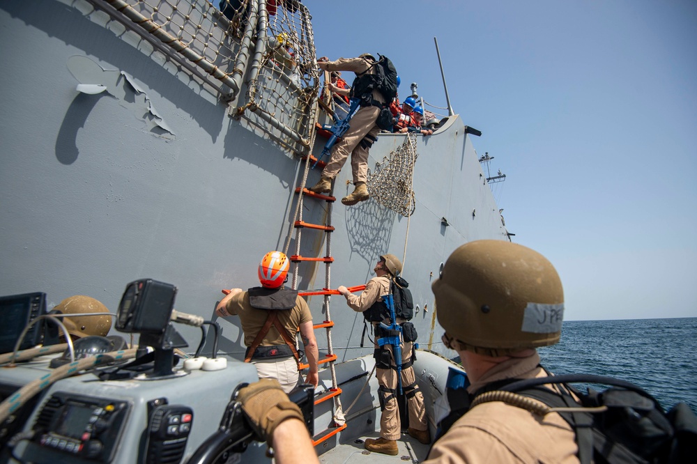 USS Paul Hamilton VBSS Training