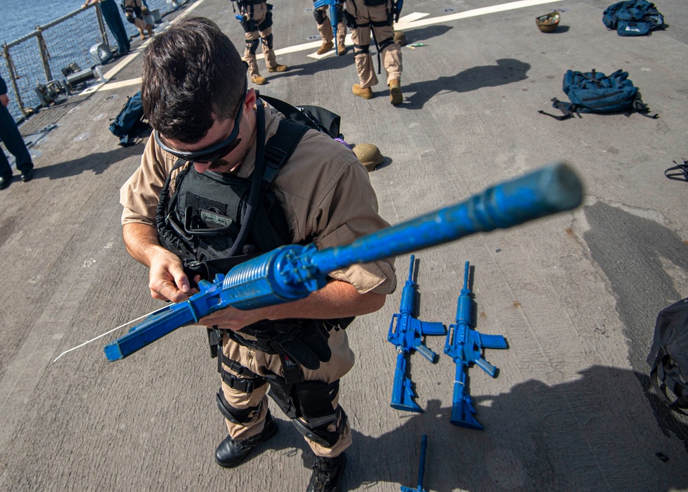 USS Paul Hamilton VBSS Training
