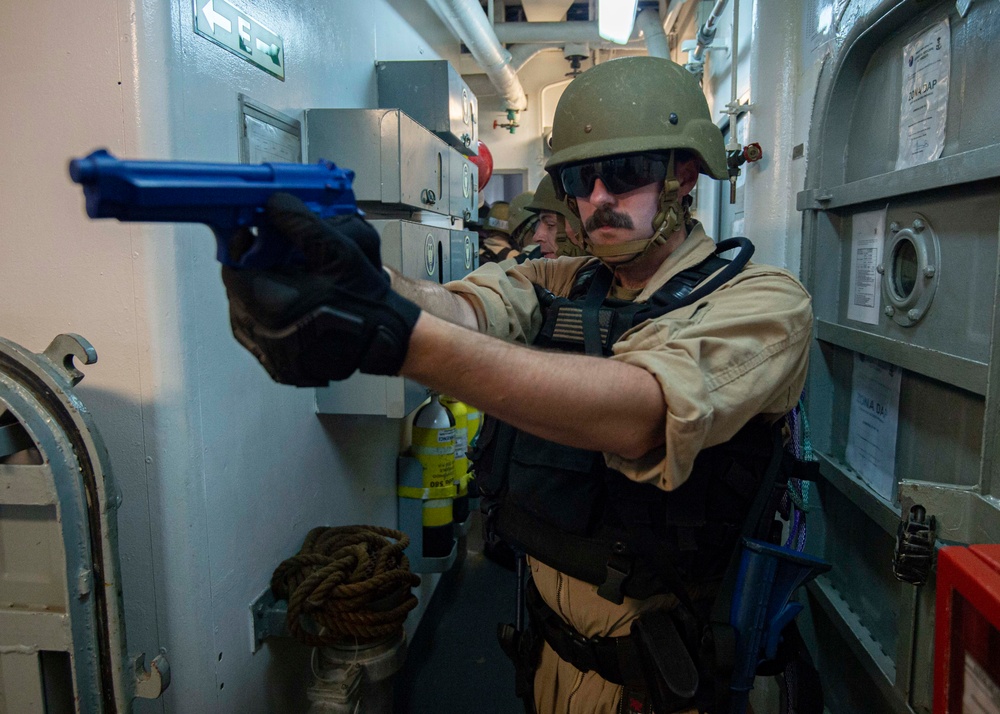 USS Paul Hamilton VBSS Training