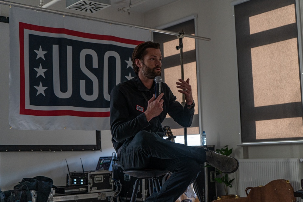 Jared Padalecki and JP Saxe Visit U.S. Soldiers in Poland