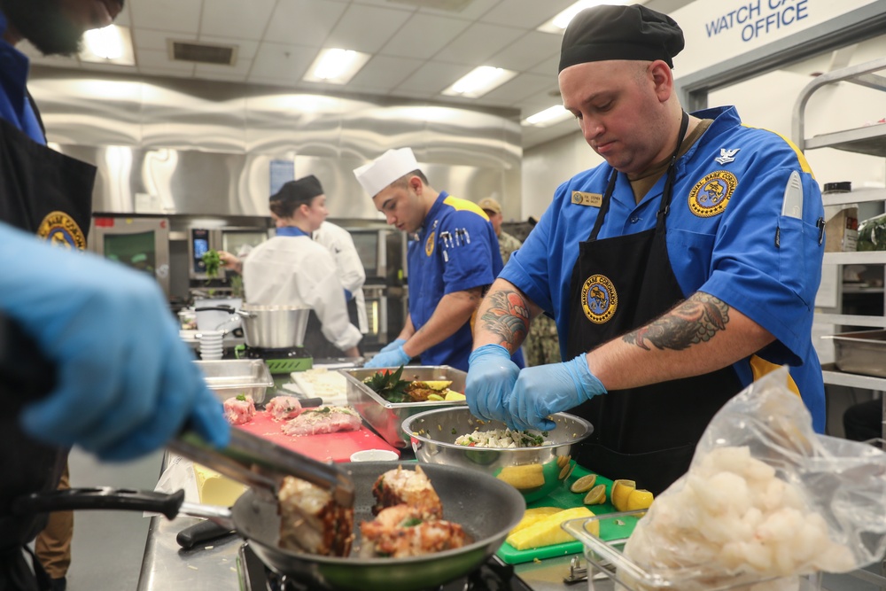 Sailors compete in Commander Navy Region Southwest Culinary Competition