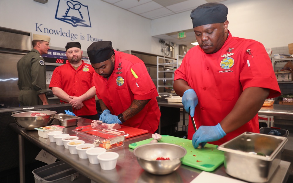 Sailors compete in Commander Navy Region Southwest Culinary Competition