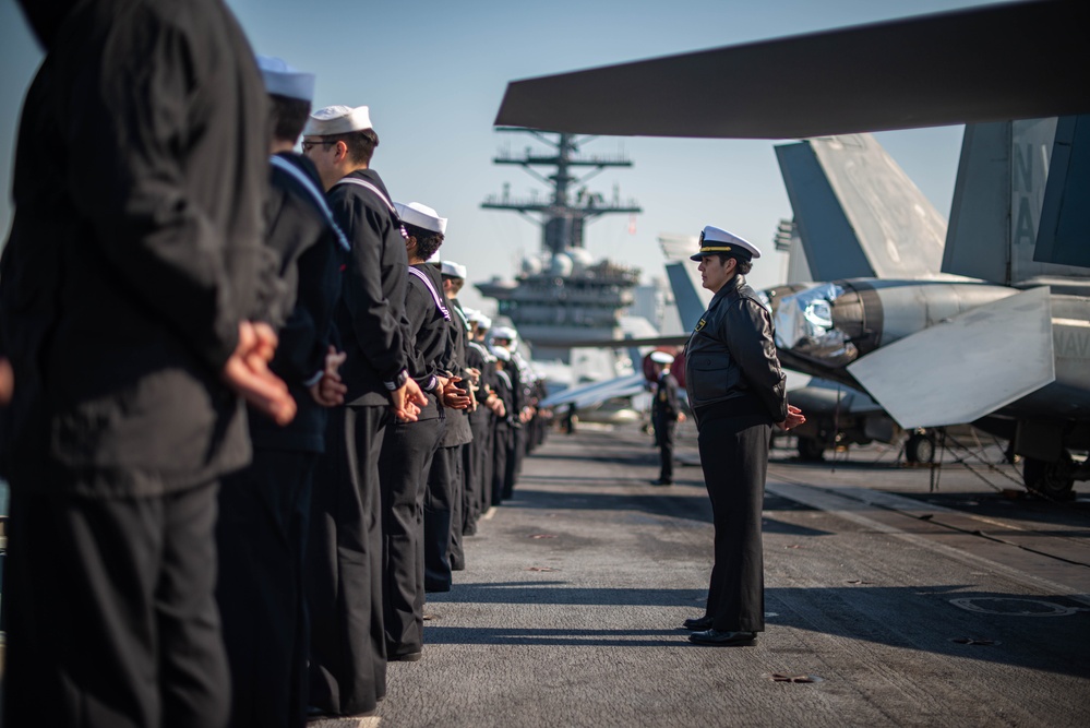 Nimitz Pulls Into Busan