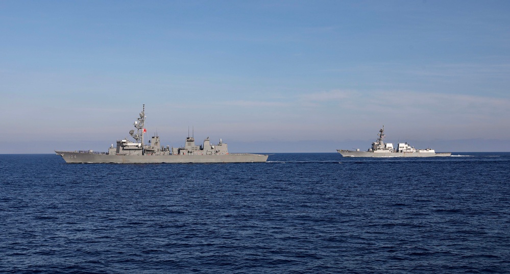 USS Milius (DDG 69) Conducts Routine Operations with Japan Maritime Self-Defense Force