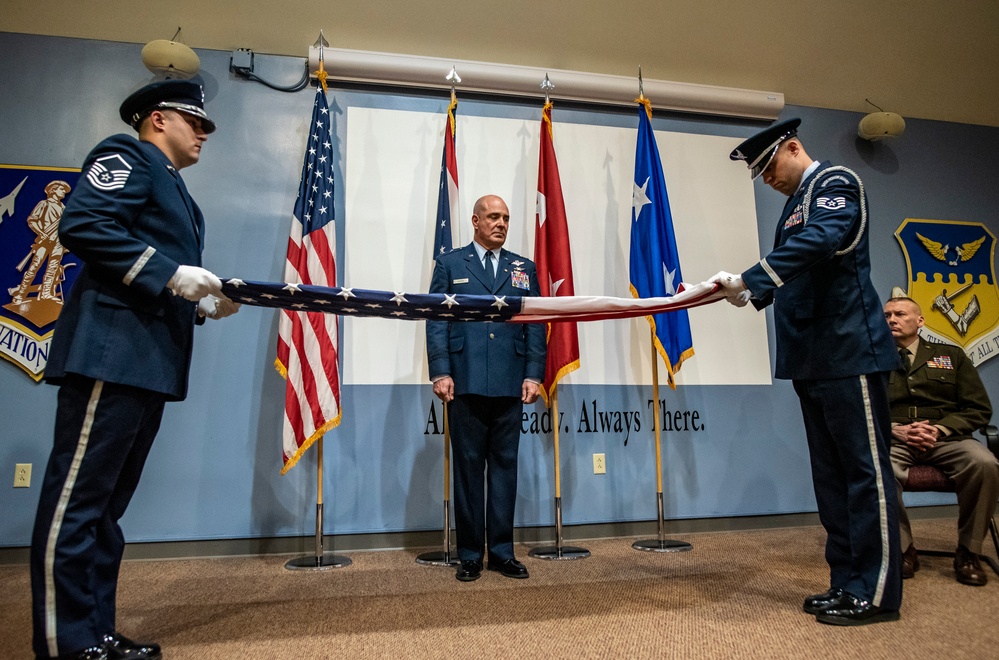 Maj. Gen. Gene Hughes retires